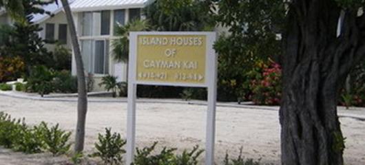Island Houses New Sign