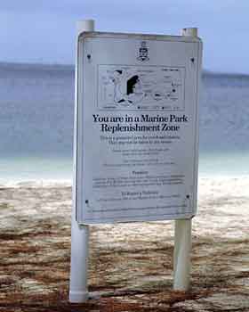 Marine Park Sign